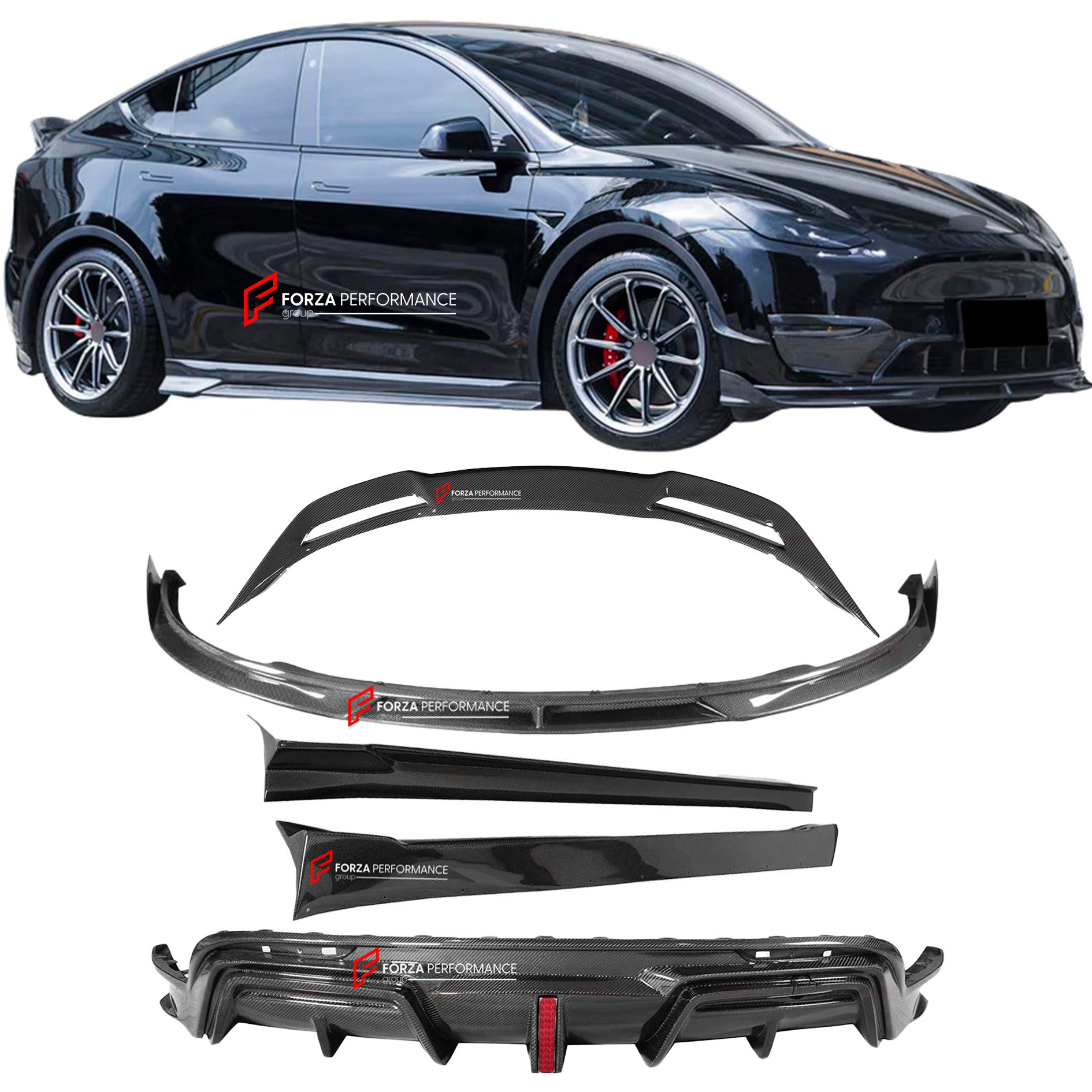 IMP PERFORMANCE CARBON NON WIDE BODY KIT for TESLA MODEL Y 2020 - 2023&nbsp;

Set includes:

Front Lip

Front Grille
Front Bumper Canards
Front Bumper Light Covers
Hood

Side Skirts
Rear Trunk Spoiler
Rear Diffuser

Material: Carbon

NOTE: Professional installation is required


Why “Contact Us for Pricing”?

We don’t display fixed prices because our goal is to offer you the most competitive deal possible. Product costs often decrease over time, and by requesting a quote, you’ll receive our most up-to-date 