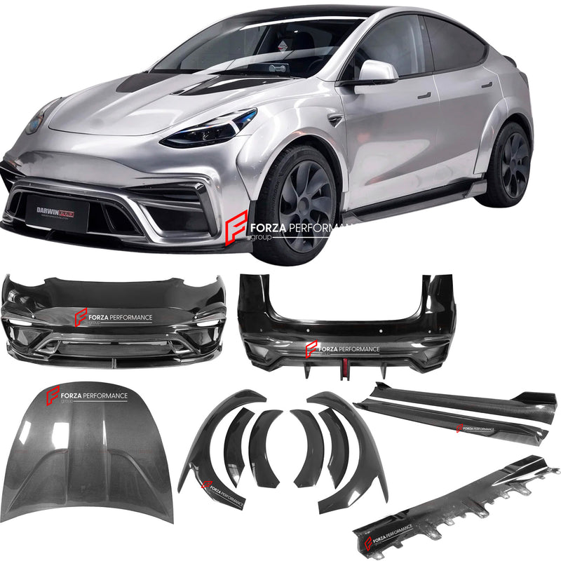 IMP PERFORMANCE CARBON WIDE BODY KIT for TESLA MODEL Y 2020 - 2023