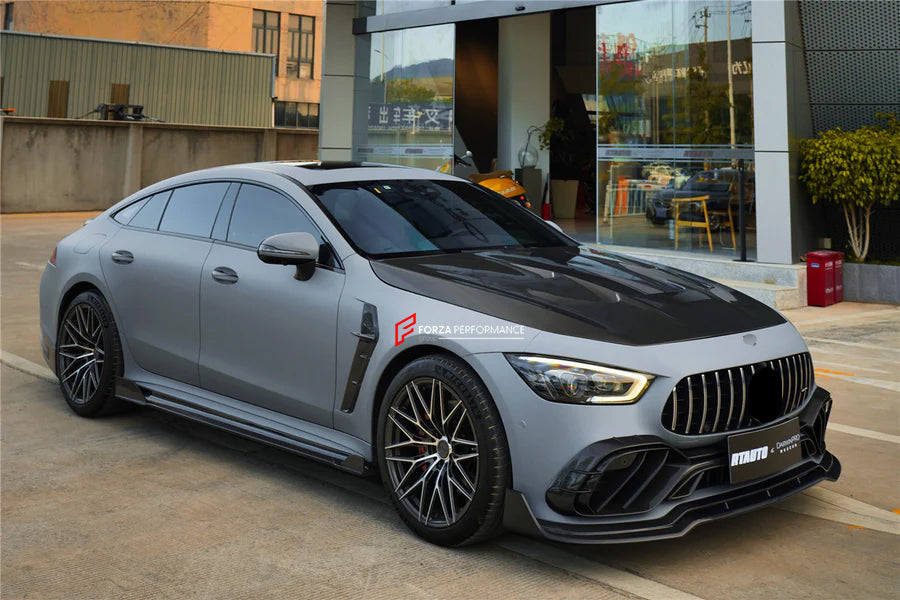 IMP PERFORMANCE CARBON WIDE BODY SOFT KIT for MERCEDES BENZ GT43 GT50 GT53 AMG X290 2019 - 2024

Set includes:

Front Lip
Front Bumper Trim
Hood

Trunk Wing
Rear Bumper&nbsp;Canards
Rear Diffuser

Material: Carbon

NOTE: Professional installation is required


Why “Contact Us for Pricing”?

We don’t display fixed prices because our goal is to offer you the most competitive deal possible. Product costs often decrease over time, and by requesting a quote, you’ll receive our most up-to-date price on market.

