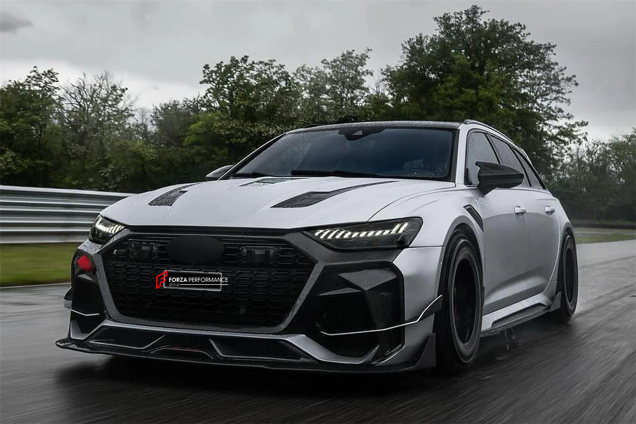 IMP PERFORMANCE CARBON WIDE BODY SOFT KIT for AUDI RS6 AVANT C8 2019 - 2025

Set includes:

Front Lip

Front Bumper
Front Canards
Hood
Front Fenders
Side Skirts&nbsp;

Roof Spoiler
Rear Spoiler
Rear Diffuser


Material: Carbon

NOTE: Professional installation is required


Why “Contact Us for Pricing”?

We don’t display fixed prices because our goal is to offer you the most competitive deal possible. Product costs often decrease over time, and by requesting a quote, you’ll receive our most up-to-date price 