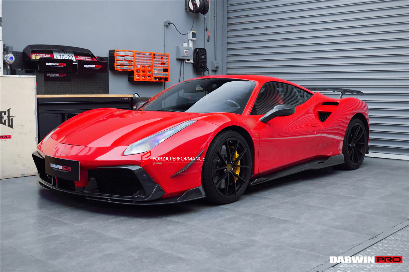 IMP PERFORMANCE CARBON WIDE BODY SOFT KIT for FERRARI 488 GTB SPIDER 2015&nbsp;- 2022

Set includes:

Front Lip
Front Bumper Canards
Side Skirts
Rear Wing Spoiler
Rear Diffuser


Material: Carbon

NOTE: Professional installation is required


Why “Contact Us for Pricing”?

We don’t display fixed prices because our goal is to offer you the most competitive deal possible. Product costs often decrease over time, and by requesting a quote, you’ll receive our most up-to-date price on market.

SECURED PAYMENT MET