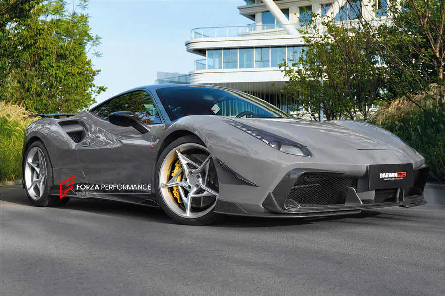 IMP PERFORMANCE CARBON WIDE BODY SOFT KIT for FERRARI 488 GTB SPIDER 2015&nbsp;- 2022

Set includes:

Front Lip
Front Bumper Canards
Side Skirts
Rear Wing Spoiler
Rear Diffuser


Material: Carbon

NOTE: Professional installation is required


Why “Contact Us for Pricing”?

We don’t display fixed prices because our goal is to offer you the most competitive deal possible. Product costs often decrease over time, and by requesting a quote, you’ll receive our most up-to-date price on market.

SECURED PAYMENT MET