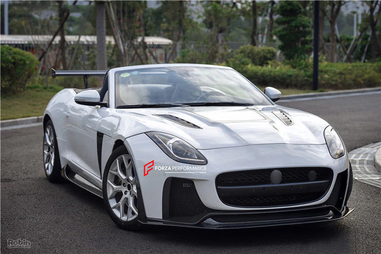 IMP PERFORMANCE CARBON WIDE BODY SOFT KIT for JAGUAR F-TYPE X152 2014 - 2017

Set includes:

Front Bumper
Front Underboard
Hood
Front Fender
Side Skirt

GT Wing Spoiler
Rear Diffuser


Material: Carbon

NOTE: Professional installation is required


Why “Contact Us for Pricing”?

We don’t display fixed prices because our goal is to offer you the most competitive deal possible. Product costs often decrease over time, and by requesting a quote, you’ll receive our most up-to-date price on market.

SECURED PAYME