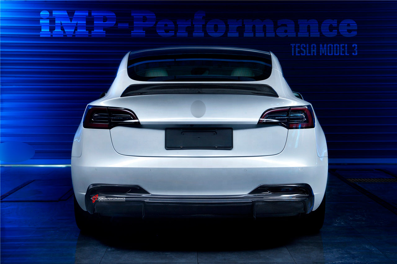 IMP PERFORMANCE CARBON BODY KIT for TESLA MODEL 3 2017 - 2023

Set includes:

Front Lip

Front Bumper Trim
Side Skirts
Rear Diffuser
Trunk Spoiler


Material: Carbon

NOTE: Professional installation is required


Why “Contact Us for Pricing”?

We don’t display fixed prices because our goal is to offer you the most competitive deal possible. Product costs often decrease over time, and by requesting a quote, you’ll receive our most up-to-date price on market.

SECURED PAYMENT METHODS&nbsp;
PayPal (+4.4% fee)
