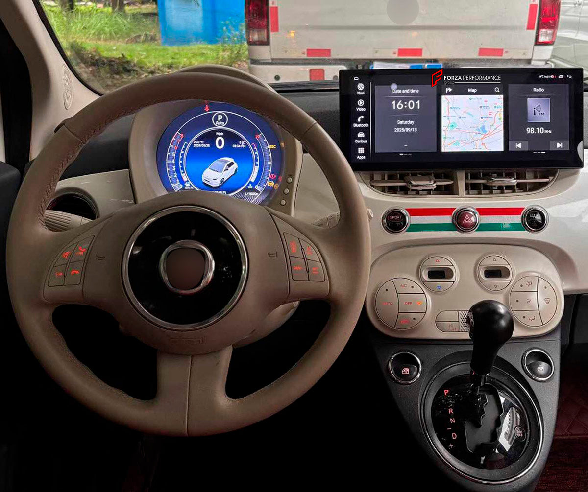 Interior Kit for Fiat 500 2007 - 2024
Set includes:

Interior Kit
Material: Plastic

NOTE: Professional installation is required.