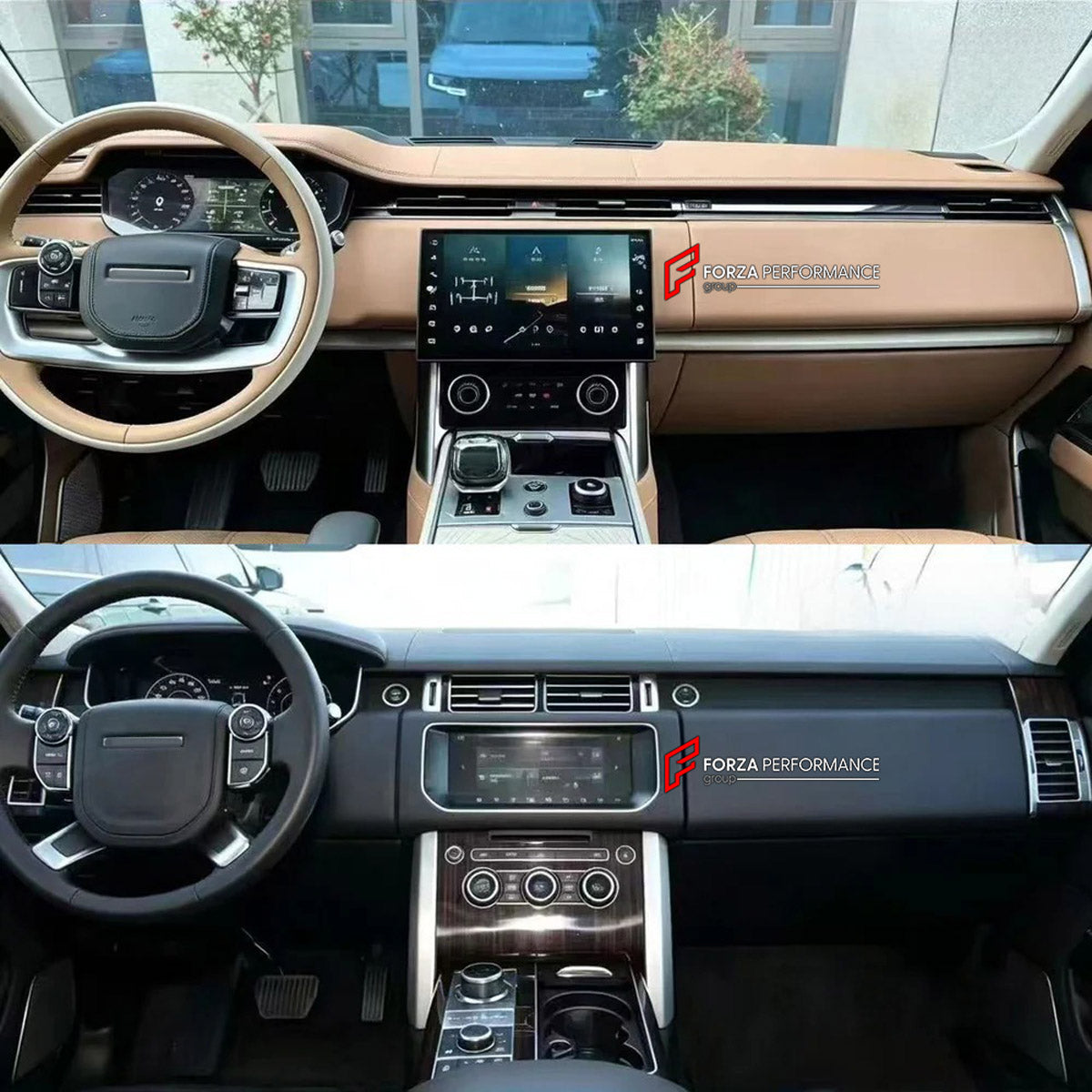 CONVERSION UPGRADE FACELIFT OLD TO NEW BODY KIT for Land Rover Range Rover L405 2012 - 2017 to L460 2021+
Set includes:

Central Storage Box
Central Control Panel Trim
Carbon Central Control Panel Trim
Inner Door Panel
Inner Door Panel Seat Adjust Switch Frame Trim
Dashboard Panel Cover
Steering Wheel
Material: Plastic

NOTE: Professional installation is required.