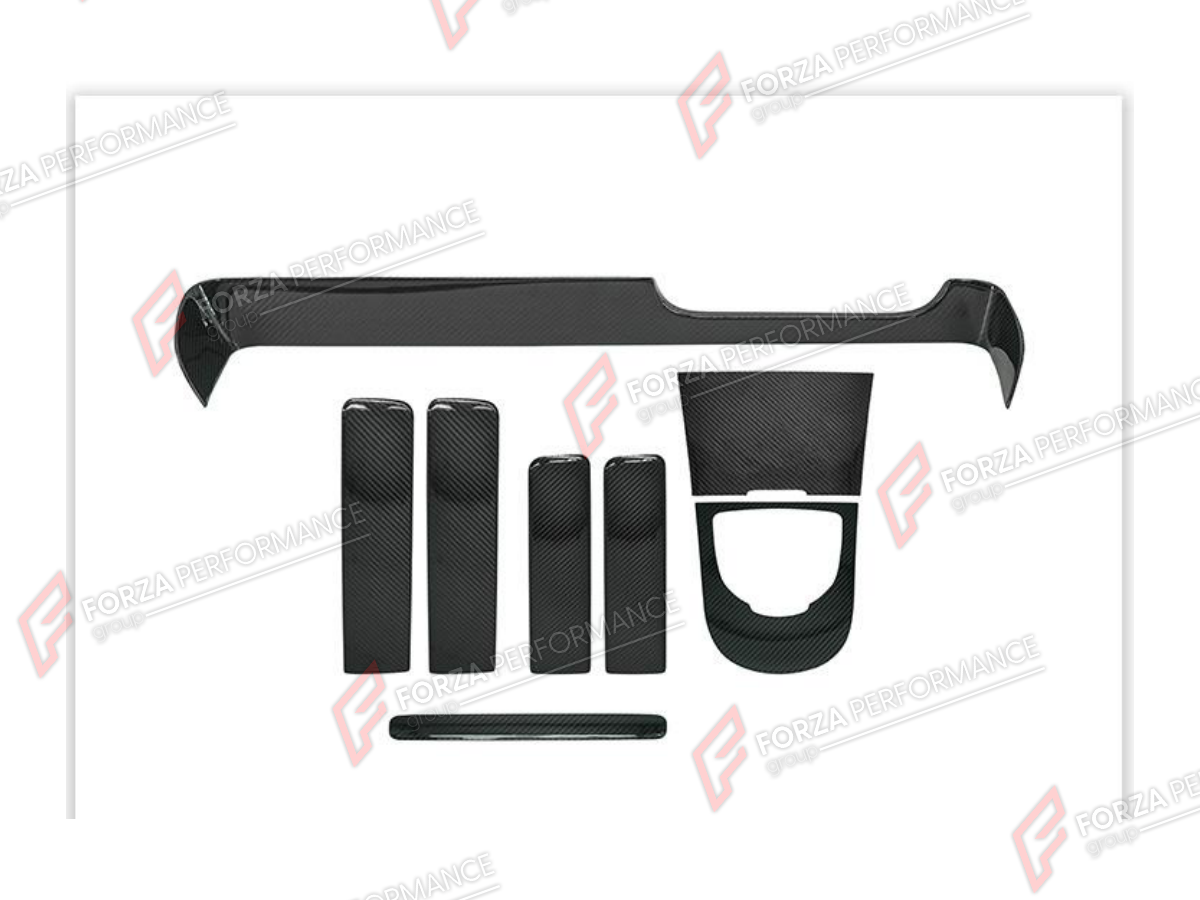 INTERIOR KIT for MERCEDES-BENZ G-CLASS W464 W465 2018+ FORZA PERFORMANCE custom fit Glossy Interior Style

Set includes:
Interior Kit

Material: Plastic

NOTE: Professional installation is required.