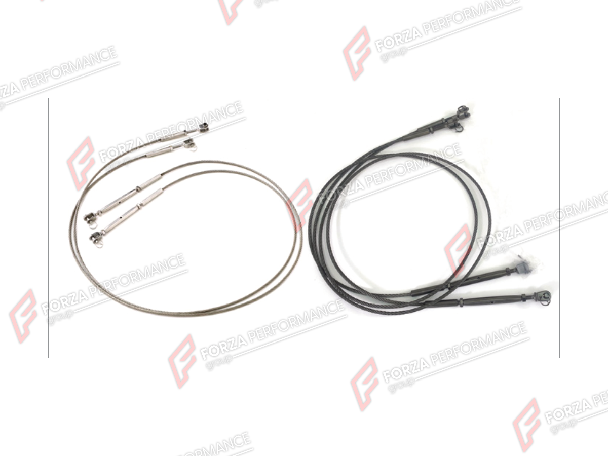 IRON ROPES ROOF TO BULL BAR for MERCEDES-BENZ G-CLASS W463 2008 - 2018

Set includes:
Iron Ropes Roof To Bull Bar

Material: Iron

NOTE: Professional installation is required.
