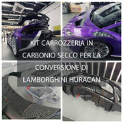 KIT CARROZZERIA IN CARBONIO SECCO PER LA CONVERSIONE DI LAMBORGHINI HURACAN IN HURACAN STO