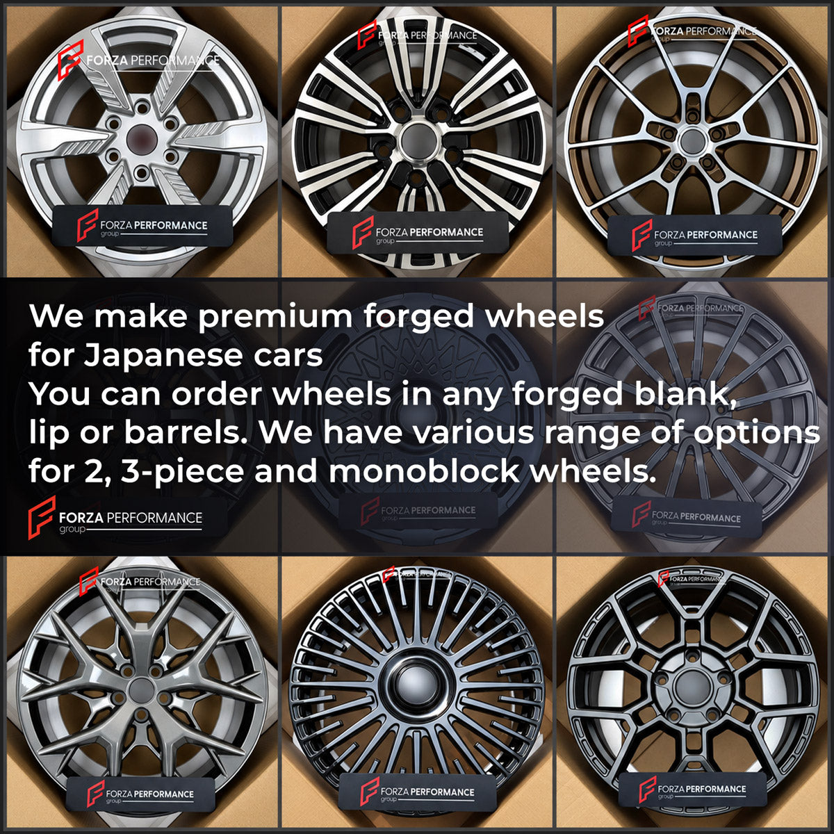 FORGED WHEELS RIMS for NISSAN TEANA J31 2003 - 2008