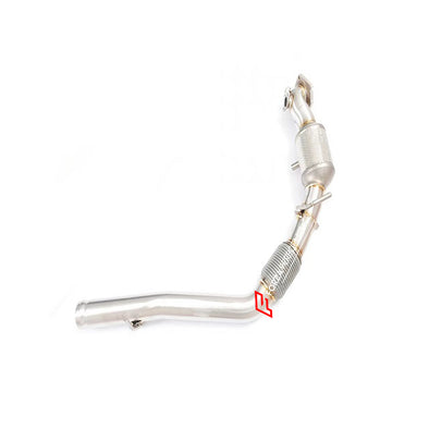 Exhaust catless downpipe For Jeep Wrangler IV JL