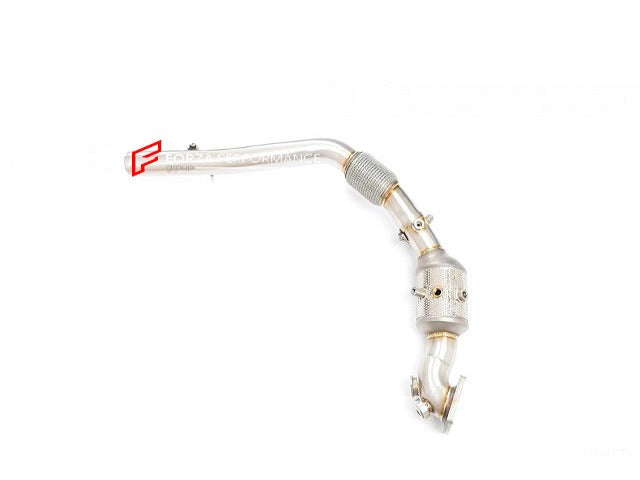 EXHAUST DOWNPIPE for JEEP WRANGLER IV JL 4.0T  Material: Stainless steel  Optionally:  for an extra cost we can add a heat shield protection 200 cell catalytic converter