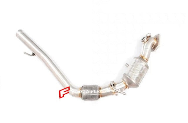 EXHAUST DOWNPIPE for JEEP WRANGLER IV JL 4.0T  Material: Stainless steel  Optionally:  for an extra cost we can add a heat shield protection 200 cell catalytic converter