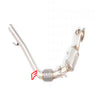 Exhaust catless downpipe For Jeep Wrangler IV JL