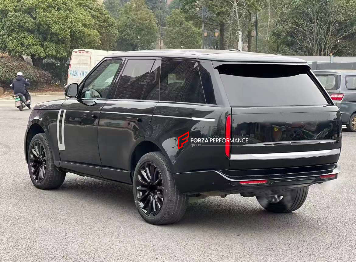 CONVERSION FACELIFT BODY KIT for LAND ROVER RANGE ROVER L405 2013 - 2017 to RANGE ROVER L460 2023+  Set includes: Front Bumper Assembly with LED Lights Hood / Bonnet Headlights Tail Lights Exhaust Tips Front Grille Rear Trunk Rear Trunk Panels Rear Bumper Rear Diffuser