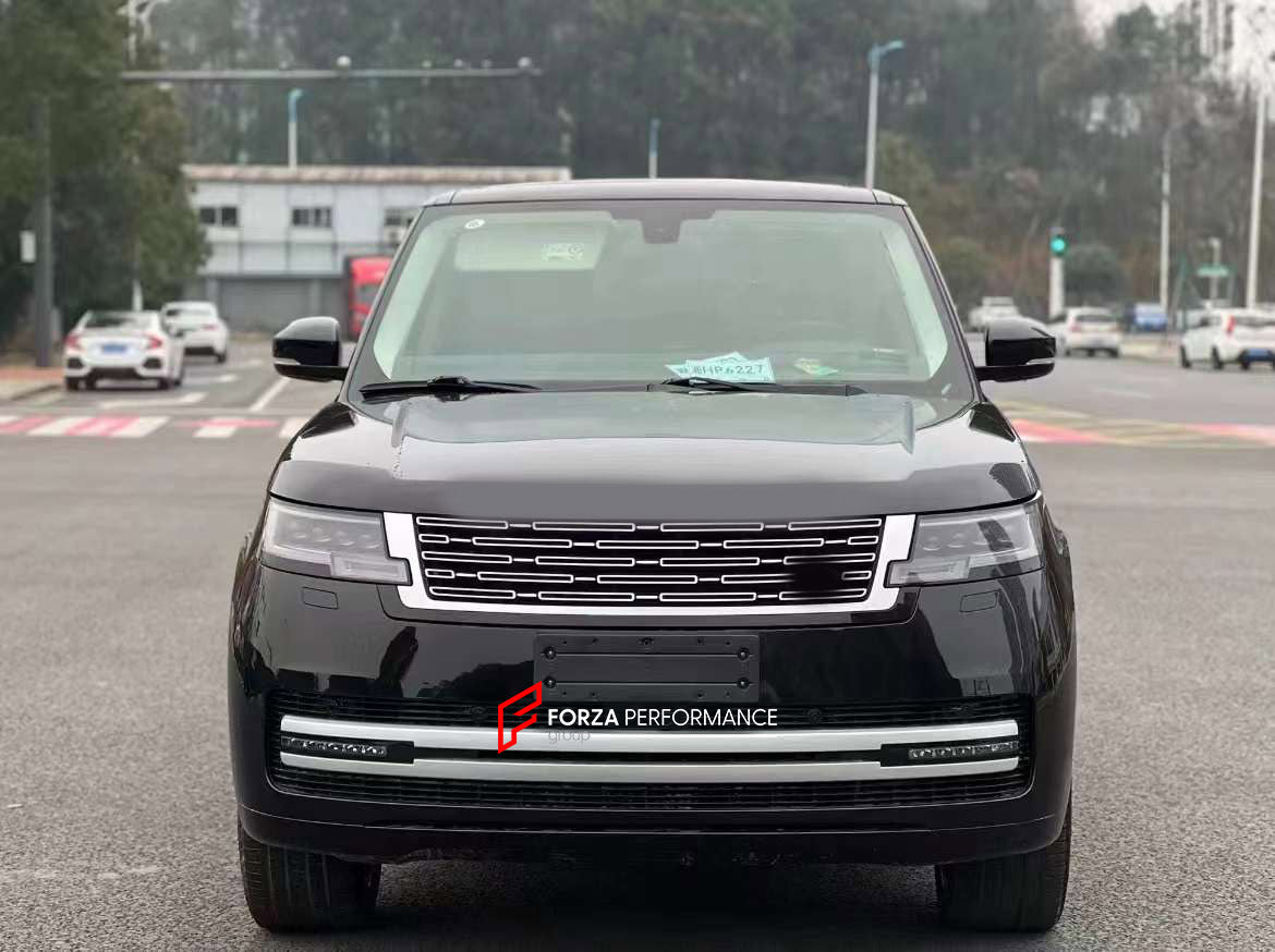 CONVERSION FACELIFT BODY KIT for LAND ROVER RANGE ROVER L405 2013 - 2017 to RANGE ROVER L460 2023+  Set includes: Front Bumper Assembly with LED Lights Hood / Bonnet Headlights Tail Lights Exhaust Tips Front Grille Rear Trunk Rear Trunk Panels Rear Bumper Rear Diffuser