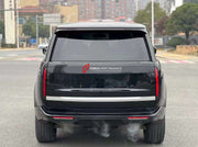 CONVERSION FACELIFT BODY KIT for LAND ROVER RANGE ROVER L405 2013 - 2017 to RANGE ROVER L460 2023+  Set includes: Front Bumper Assembly with LED Lights Hood / Bonnet Headlights Tail Lights Exhaust Tips Front Grille Rear Trunk Rear Trunk Panels Rear Bumper Rear Diffuser