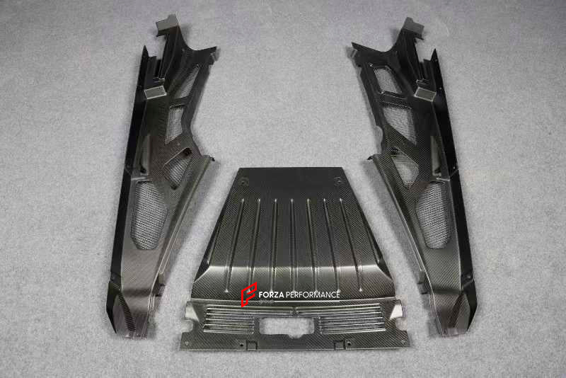 DRY CARBON ENGINE BAY COVER for LAMBORGHINI LP580 610 2014 - 2016

Set includes:

Engine Cover
Engine Bay Panel
Firewall Panel

Material: Dry Carbon