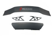 Carbon Fiber Rear Wing Spoiler for Lamborghini Huracan LP580 LP610 Coupe 2-Door 2014-2018