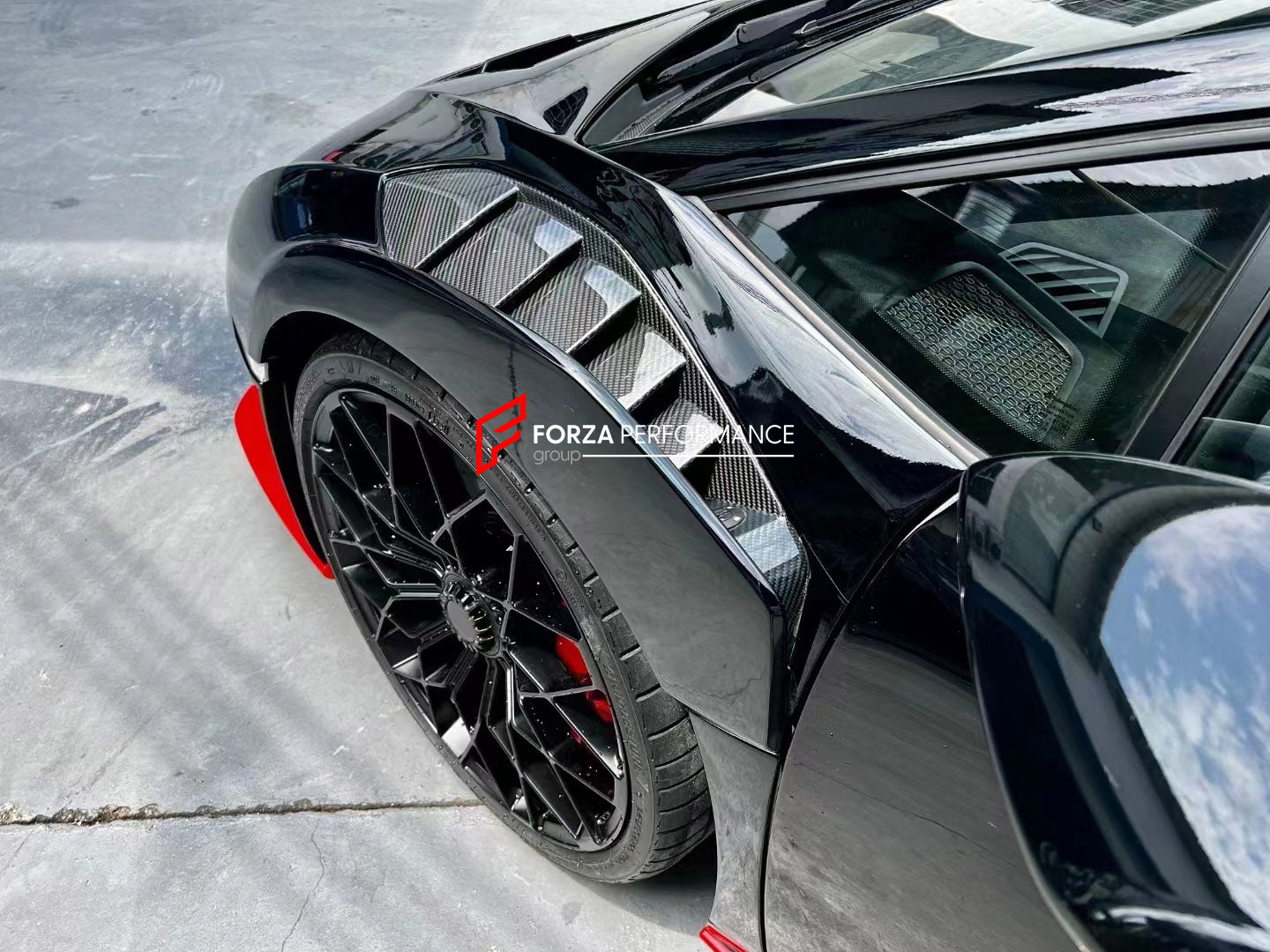 CONVERSION DRY CARBON BODY KIT FOR LAMBORGHINI HURACAN UPGRADE TO HURACAN STO