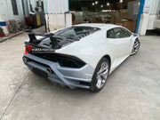 CONVERSION BODY KIT for LAMBORGHINI HURACAN LP580 LP610 2014 - 2019 UPGRADE to HURACAN PERFORMANTE FACELIFT

Set includes:

Front Lip
Front Bumper Mesh
Engine Cover
Rear Wing Spoiler

Rear Bumper
Rear Bumper Mesh

Material: Dry Carbon + Fiberglass

NOTE: Professional installation is required

Payment ►
Visa

Mastercard

PayPal with a credit card (add 4.4% at checkout)
Payoneer
Cryptocurrency
Shipment ►
By express DHL/UPS/TNT/FedEx
To the local international airport
Special line by air
Special line by the se