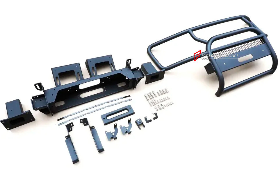 FRONT BUMPER PROTECTOR GRILLE PROTECTOR BULL BAR GUARD for LAND ROVER DEFENDER L663 2019+

Set includes:

Bull Bar

Material: Stainless Steel

CONTACT US FOR PRICING