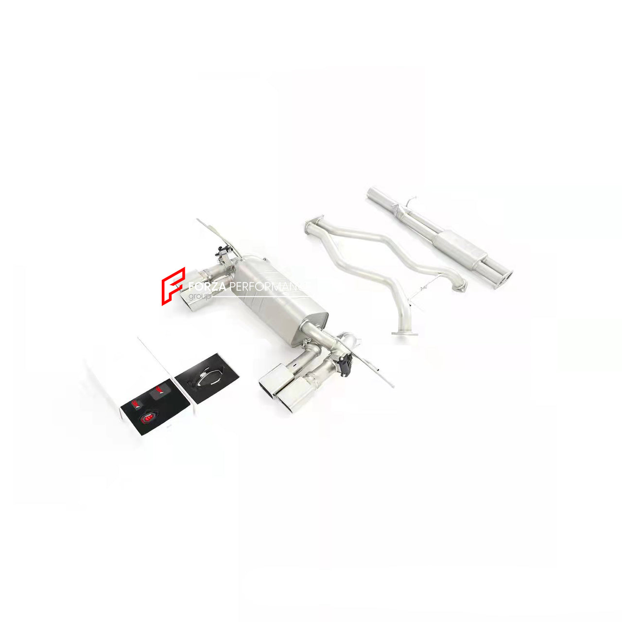 VALVED EXHAUST CATBACK MUFFLER for Land Rover Defender L663