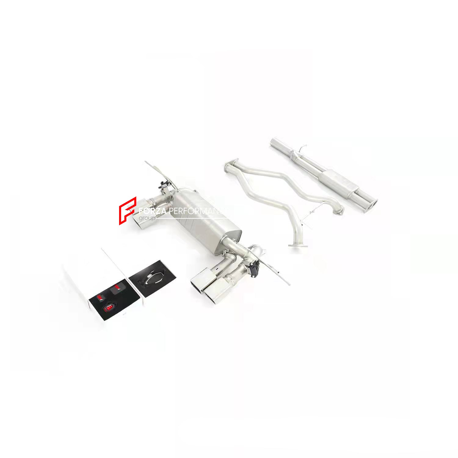 VALVED EXHAUST CATBACK MUFFLER for Land Rover Defender L663