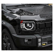 LED HEADLIGHTS for JETOUR T2 TRAVELLER 2024+ FORZA PERFORMANCE custom fit Defender Style

Set includes:
LED Headlights

Material: Plastic

NOTE: Professional installation is required.