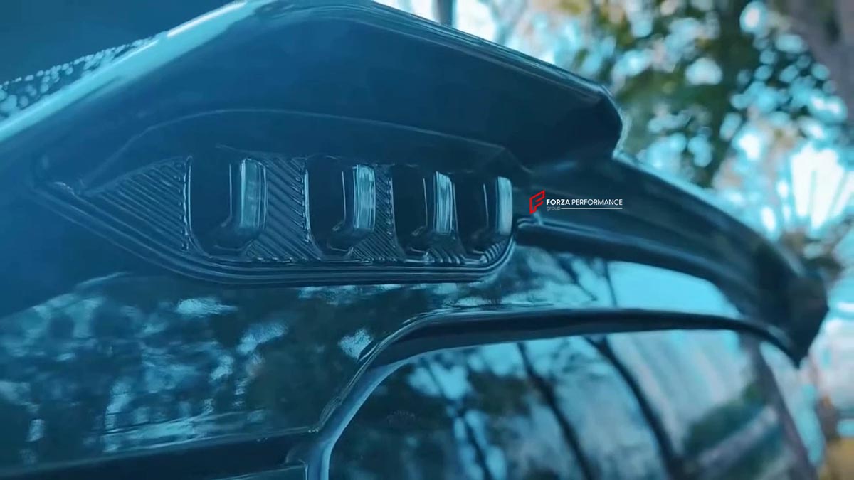 LED ROOF SPOILER for LAND ROVER DEFENDER L663 2019+
Set includes:

Roof Spoiler with LED Light
Material: Plastic

NOTE: Professional installation is required.