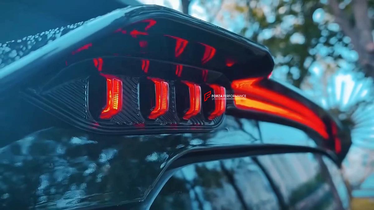 LED ROOF SPOILER for LAND ROVER DEFENDER L663 2019+
Set includes:

Roof Spoiler with LED Light
Material: Plastic

NOTE: Professional installation is required.