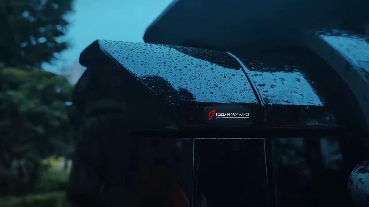 LED ROOF SPOILER for LAND ROVER DEFENDER L663 2019+
Set includes:

Roof Spoiler with LED Light
Material: Plastic

NOTE: Professional installation is required.