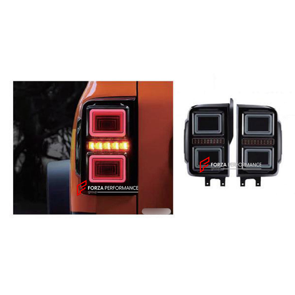 LED TAIL LIGHTS for TANK 300 2020+ FORZA PERFORMANCE custom fit Battleship Style

Set includes:
LED Tail Lights

Material: Plastic

NOTE: Professional installation is required.
