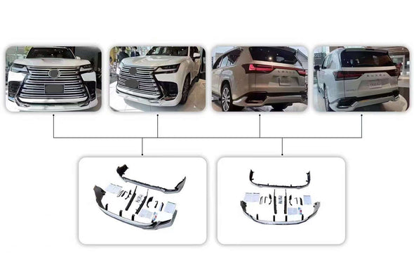 MODELLISTA STYLE BODY KIT for LEXUS LX600 2021+   Set includes: Front Bumper Rear Bumper