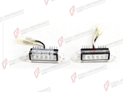 LICENSE PLATE LED LIGHTS for MERCEDES-BENZ G-CLASS W463 2008 - 2018

Set includes:
License Plate LED Lights

Material: Plastic

NOTE: Professional installation is required.