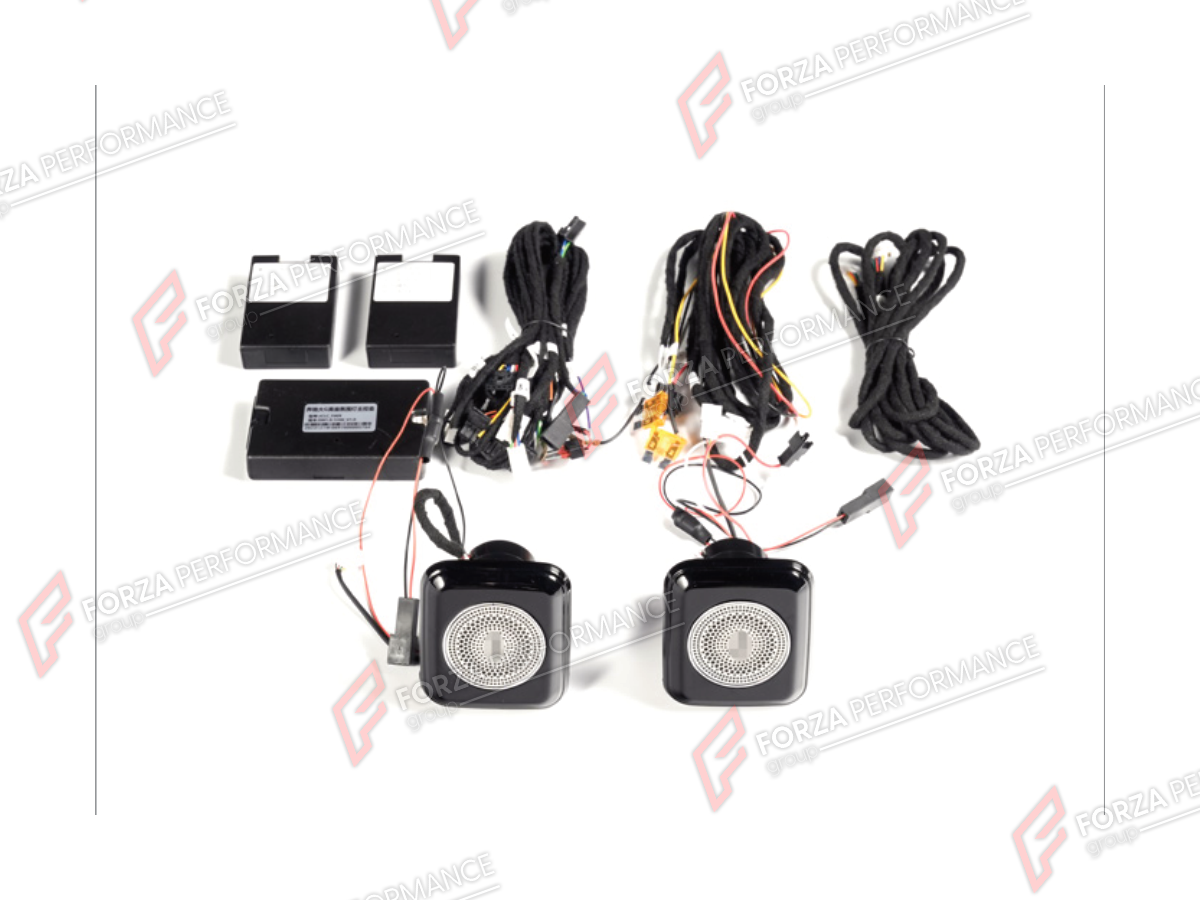LIFT SPEAKER LIGHTS for MERCEDES-BENZ G-CLASS W464 G63 G350 G350D G400D G500 G550 2019 - 2024

Set includes:
Lift Speaker Lights

Material: Plastic

NOTE: Professional installation is required.