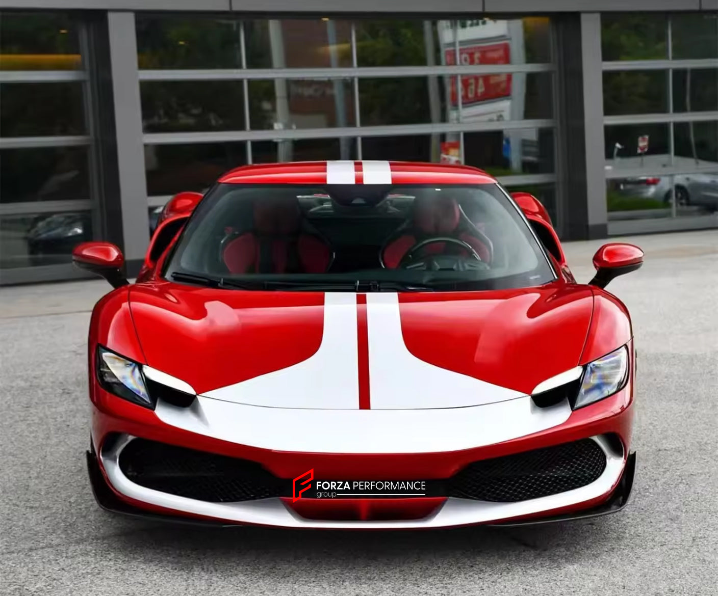 OEM style DRY CARBON Front Lip for FERRARI 296 GTS GTB 2022+