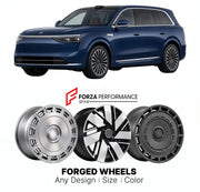 Custom forged wheels for AITO Seres Huawei M8 2025+. Made-to-order monoblock, 2-piece and 3-piece wheels in custom sizes, offsets, colors and finishes with guaranteed vehicle fitment.

We manufacture premium quality forged wheels rims for AITO Seres Huawei M8 2025+ in any design, size, color.

THIS WHEEL DESIGN CAN BE CUSTOM-MADE FOR YOUR CAR IN ANY SIZE AND COLOR OPTIONS
Available in monoblock, 2-piece, 3-piece, duoblock, beadlock
3D wheel renderings are provided according to the exact dimensions and speci