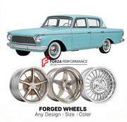 CUSTOM CLASSIC VINTAGE RESTOMOD RETRO OLD SCHOOL FORGED WHEELS RIMS for AMC RAMBLER SIX 1958 - 1960
Custom forged wheels for classic American muscle cars. Ideal for restomod builds, vintage restorations, and show cars. Deep dish and retro styling available.

We manufacture premium quality forged wheels rims for AMC Rambler Six 1958 - 1960 in any design, size, color.

THIS WHEEL DESIGN CAN BE CUSTOM-MADE FOR YOUR CAR IN ANY SIZE AND COLOR OPTIONS
Available in monoblock, 2-piece, 3-piece, duoblock, beadlock
3