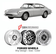 CUSTOM CLASSIC VINTAGE RESTOMOD RETRO OLD SCHOOL FORGED WHEELS RIMS for ASA 1000 GT 1962 - 1967

Custom forged wheels for ASA 1000 GT 1962 - 1967. Classic, vintage, restomod wheel designs made to order in custom sizes, offsets, colors and finishes.

We manufacture premium quality forged wheels rims for ASA 1000 GT 1962 - 1967 in any design, size, color.

THIS WHEEL DESIGN CAN BE CUSTOM-MADE FOR YOUR CAR IN ANY SIZE AND COLOR OPTIONS
Available in monoblock, 2-piece, 3-piece, duoblock, beadlock
3D wheel rende