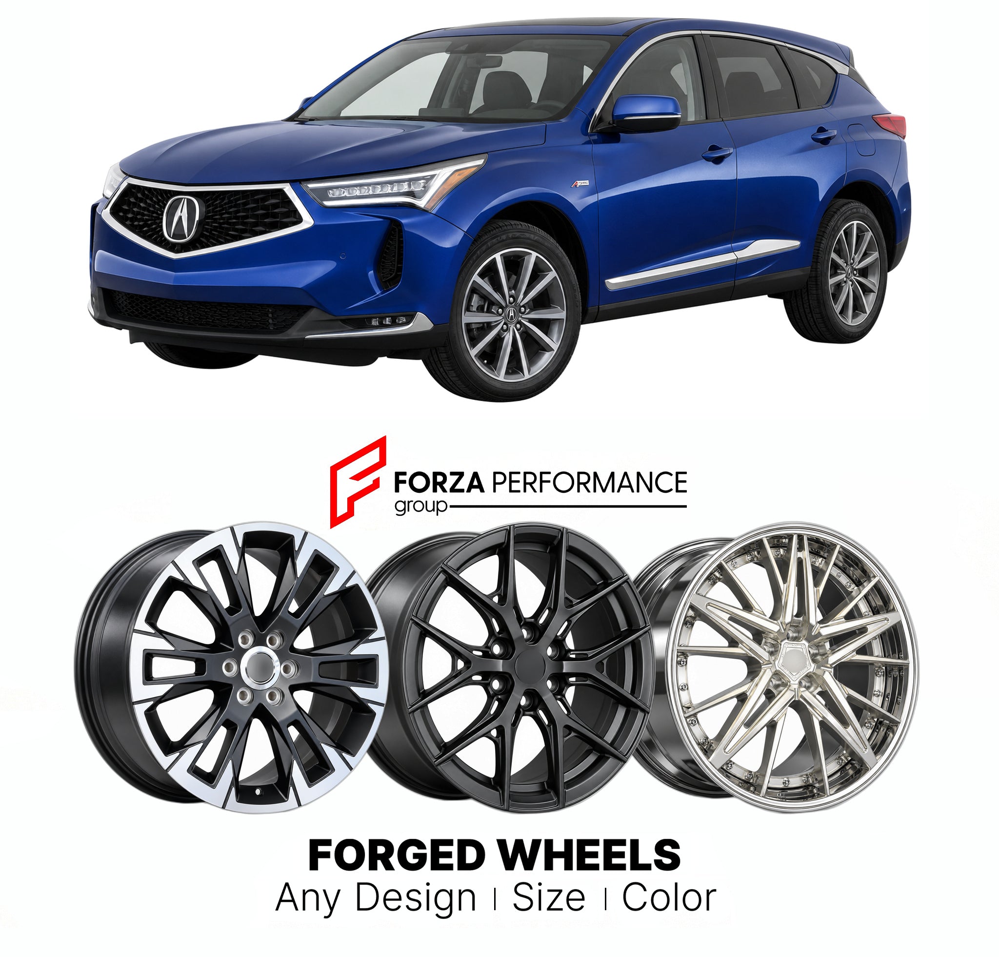 FORGED WHEELS RIMS for ACURA RDX TC1 TC2 FACELIFT 2022+