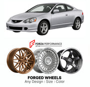 FORGED WHEELS RIMS for ACURA RSX DC5 2002 - 2006

Custom forged wheels for Acura RSX DC5 2002 - 2006. Made-to-order monoblock, 2-piece and 3-piece rims in custom sizes, offsets, colors and finishes with guaranteed fitment.

We manufacture premium quality forged wheels rims for Acura RSX DC5 2002 - 2006 in any design, size, color.

JDM WHEEL DESIGNS: our Japanese collection for sports cars and coupes includes designs inspired by Rays Volk Racing, XXR, SSR, Enkei, Cosmis Racing, Rota, Liberty Walk, Top Secret