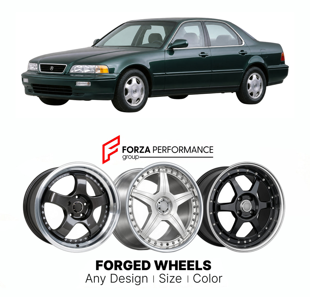 CUSTOM CLASSIC VINTAGE RESTOMOD RETRO OLD SCHOOL FORGED WHEELS RIMS for ACURA TL UA1 UA2 UA3 1996 - 1998

Custom forged wheels for Acura TL UA1 UA2 UA3 1996 - 1998. Classic, vintage, restomod and retro JDM wheel designs made to order in custom sizes, offsets, colors and finishes with guaranteed fitment.

We manufacture premium quality forged wheels rims for Acura TL UA1 UA2 UA3 1996 - 1998 in any design, size, color.

JDM WHEEL DESIGNS: our Japanese collection for sports cars and coupes includes designs ins