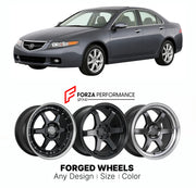 FORGED WHEELS RIMS for ACURA TSX CL9 2004 - 2008

Custom forged wheels for Acura TSX CL9 2004 - 2008. Made-to-order monoblock, 2-piece and 3-piece rims in custom sizes, offsets, colors and finishes with guaranteed fitment.

We manufacture premium quality forged wheels rims for Acura TSX CL9 2004 - 2008 in any design, size, color.

JDM WHEEL DESIGNS: our Japanese collection for sports cars and coupes includes designs inspired by Rays Volk Racing, XXR, SSR, Enkei, Cosmis Racing, Rota, Liberty Walk, Top Secret