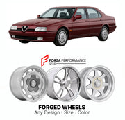 CUSTOM CLASSIC VINTAGE RESTOMOD RETRO OLD SCHOOL FORGED WHEELS RIMS for ALFA ROMEO 164 1987 - 1998

Custom forged wheels for Alfa Romeo 164 1987 - 1998. Classic, vintage, restomod wheel designs made to order in custom sizes, offsets, colors and finishes.

We manufacture premium quality forged wheels rims for Alfa Romeo 164 1987 - 1998 in any design, size, color.

THIS WHEEL DESIGN CAN BE CUSTOM-MADE FOR YOUR CAR IN ANY SIZE AND COLOR OPTIONS
Available in monoblock, 2-piece, 3-piece, duoblock, beadlock
3D wh