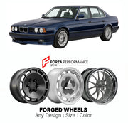 CUSTOM CLASSIC VINTAGE RESTOMOD RETRO OLD SCHOOL FORGED WHEELS RIMS for ALPINA B10 3.5 E34 1988 - 1992

Custom forged wheels for Alpina B10 3.5 E34 1988 - 1992. Classic, vintage, restomod wheel designs made to order in custom sizes, offsets, colors and finishes.

We manufacture premium quality forged wheels rims for Alpina B10 3.5 E34 1988 - 1992 in any design, size, color.

THIS WHEEL DESIGN CAN BE CUSTOM-MADE FOR YOUR CAR IN ANY SIZE AND COLOR OPTIONS
Available in monoblock, 2-piece, 3-piece, duoblock, be