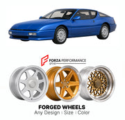 CUSTOM CLASSIC VINTAGE RESTOMOD RETRO OLD SCHOOL FORGED WHEELS RIMS for ALPINE A610 1991 - 1995

Custom forged wheels for Alpine A610 1991 - 1995. Classic, vintage, restomod wheel designs made to order in custom sizes, offsets, colors and finishes.

We manufacture premium quality forged wheels rims for Alpine A610 1991 - 1995 in any design, size, color.

THIS WHEEL DESIGN CAN BE CUSTOM-MADE FOR YOUR CAR IN ANY SIZE AND COLOR OPTIONS
Available in monoblock, 2-piece, 3-piece, duoblock, beadlock
3D wheel rende