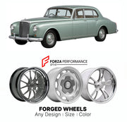 CUSTOM CLASSIC VINTAGE RESTOMOD RETRO OLD SCHOOL FORGED WHEELS RIMS for ALVIS TD21 SERIES I II 1958 - 1963

Custom forged wheels for Alvis TD21 Series I II 1958 - 1963. Classic, vintage, restomod wheel designs made to order in custom sizes, offsets, colors and finishes.

We manufacture premium quality forged wheels rims for Alvis TD21 Series I II 1958 - 1963 in any design, size, color.

THIS WHEEL DESIGN CAN BE CUSTOM-MADE FOR YOUR CAR IN ANY SIZE AND COLOR OPTIONS
Available in monoblock, 2-piece, 3-piece, 