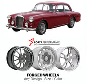CUSTOM CLASSIC VINTAGE RESTOMOD RETRO OLD SCHOOL FORGED WHEELS RIMS for ALVIS TD21 SERIES I 1958 - 1962

Custom forged wheels for Alvis TD21 Series I 1958 - 1962. Classic, vintage, restomod wheel designs made to order in custom sizes, offsets, colors and finishes.

We manufacture premium quality forged wheels rims for Alvis TD21 Series I 1958 - 1962 in any design, size, color.

THIS WHEEL DESIGN CAN BE CUSTOM-MADE FOR YOUR CAR IN ANY SIZE AND COLOR OPTIONS
Available in monoblock, 2-piece, 3-piece, 
