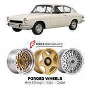 CUSTOM CLASSIC VINTAGE RESTOMOD RETRO OLD SCHOOL FORGED WHEELS RIMS for ANADOL A1 1966 - 1975

Custom forged wheels for Anadol A1 1966 - 1975. Classic, vintage, restomod wheel designs made to order in custom sizes, offsets, colors and finishes.

We manufacture premium quality forged wheels rims for Anadol A1 1966 - 1975 in any design, size, color.

THIS WHEEL DESIGN CAN BE CUSTOM-MADE FOR YOUR CAR IN ANY SIZE AND COLOR OPTIONS
Available in monoblock, 2-piece, 3-piece, duoblock, beadlock
3D wheel renderings 